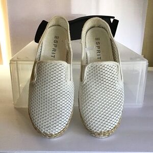 Womens Size 6 White Mesh Loafer by Espirit